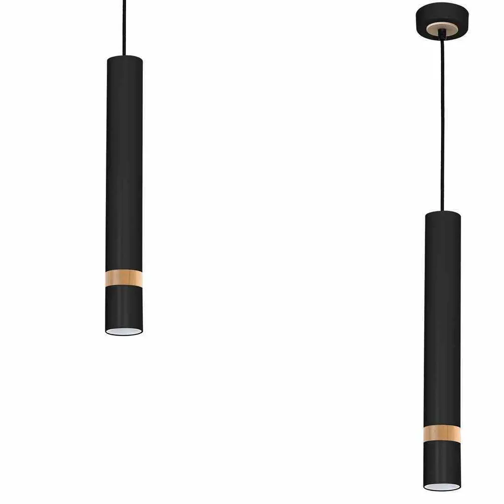 Suspension design JOKER 1x40W pour éclairage intérieur moderne noir