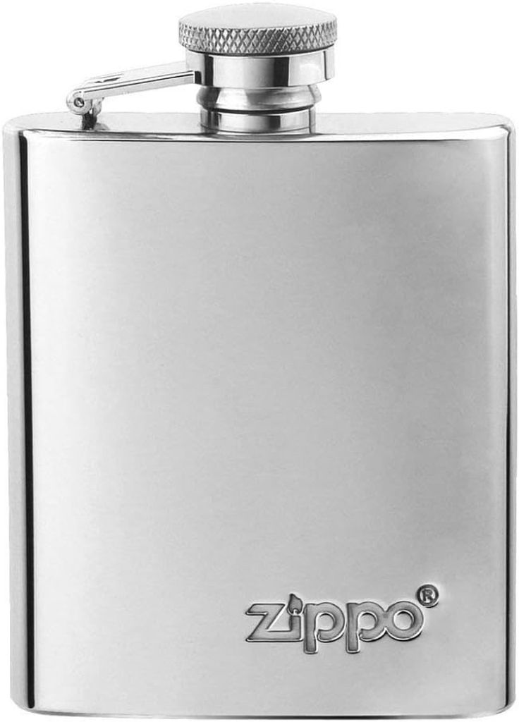 Feuerzeug Zippo Iron Flask Herren Silber Metall Produktbild 