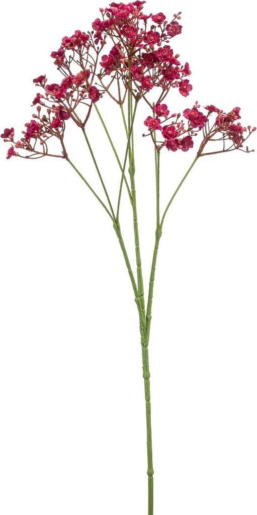 artplants.de Dekozweig Schleierkraut LITAGO, pink, 70cm, Ø1,5cm - Kunstzweig