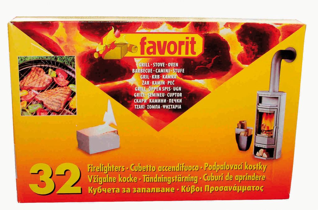 Favorit Anzündwürfel 32er 1250 Produktbild 