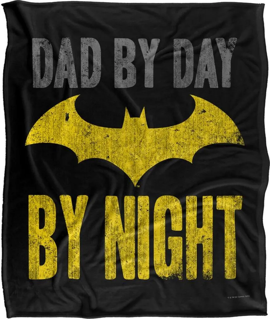 Couverture Batman Multicolore Douce Dad By Day TV18425 Taille Unique