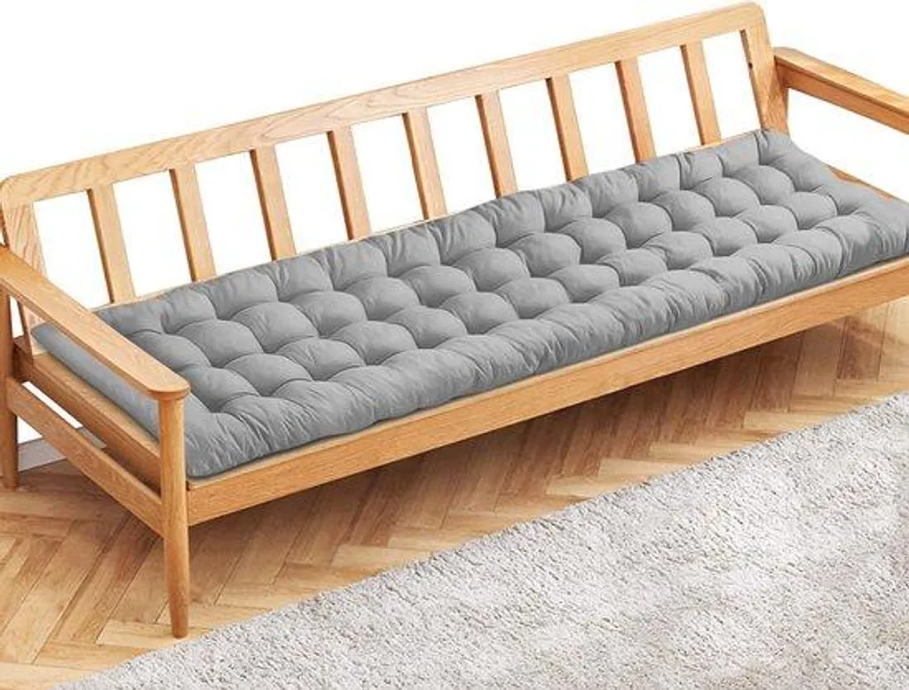 Coussin banc jardin 120x48 cm gris - Dites adieu aux assises dures et froides