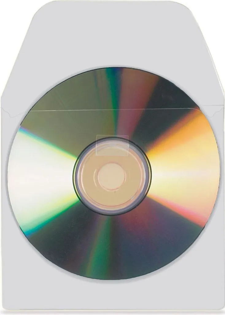 Custodie 3L CD/DVD Trasparenti Autoadesive - Confezione 100pz