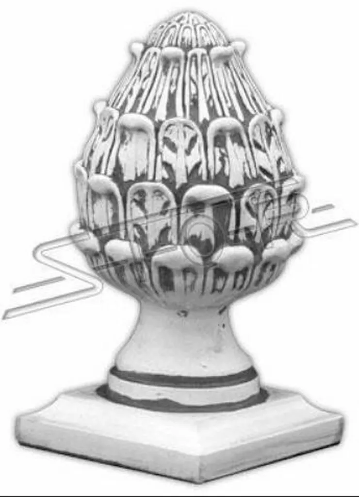 Sculpture Décorative pour Haie de Jardin - Figure Designer de 38cm en Gris