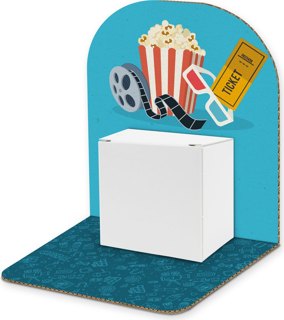 itenga Geldgeschenkverpackung Basic Kinoticket I Aufsteller Produktbild 