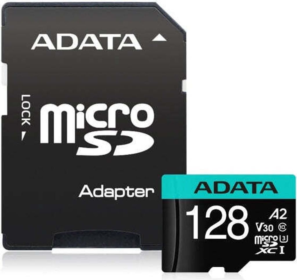 ADATA Premier Pro 128 GB microSDXC, Speicherkarte, (UHS-I U3, Class