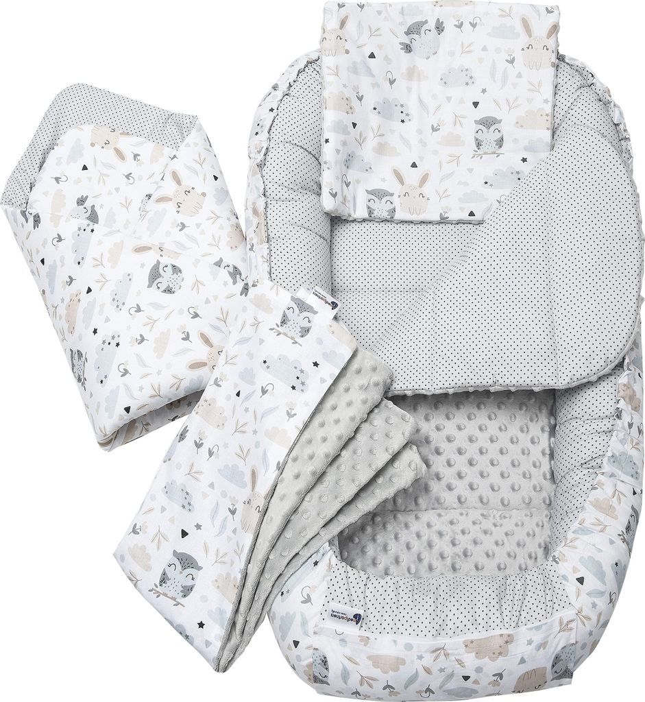 5 pièces, Nid de bébé, Couverture d'éveil, 100x60x15, Image du produit 