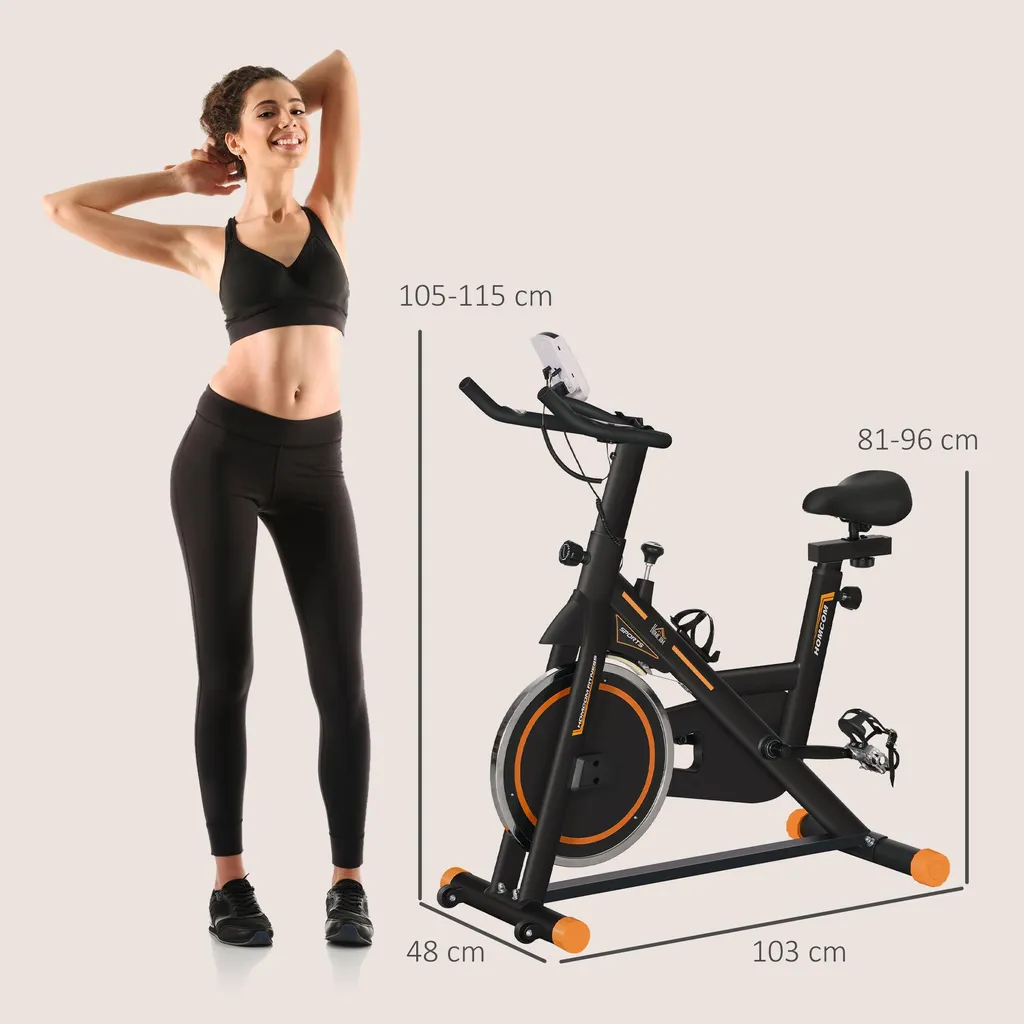 Vélo d'Appartement Ergomètre Cardio Training avec Résistance Variable - 2