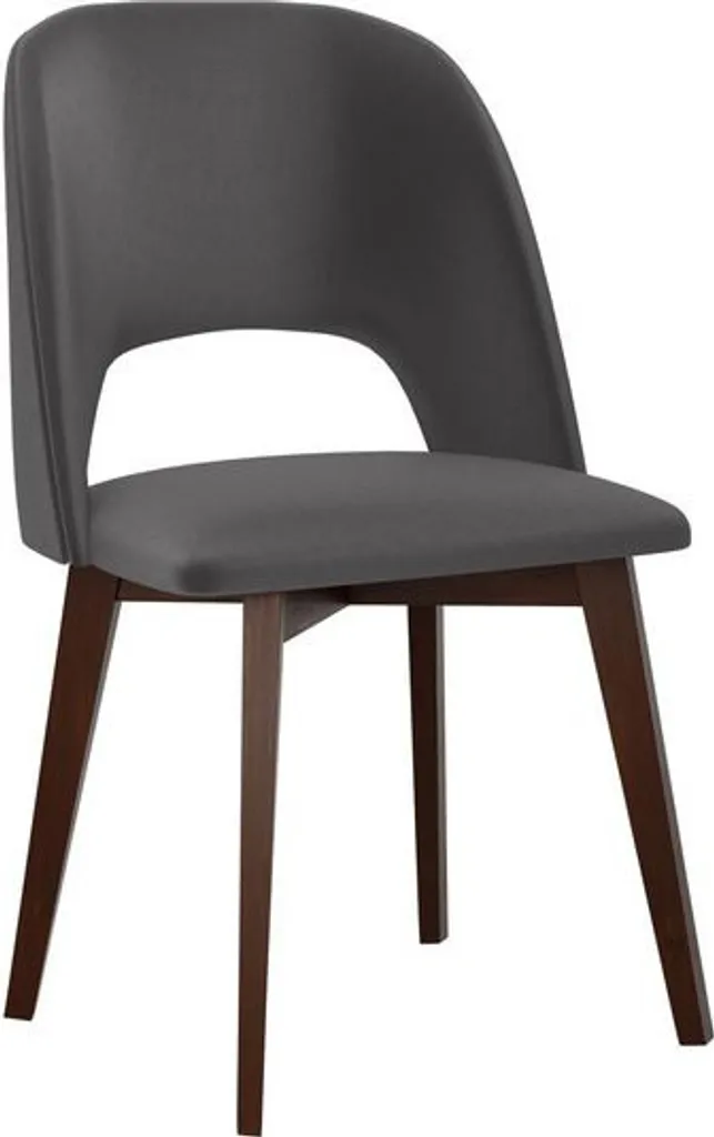 Sedia da Cucina AFTON 7 Noce Grigio: Solida, Bella e Senza Fronzoli