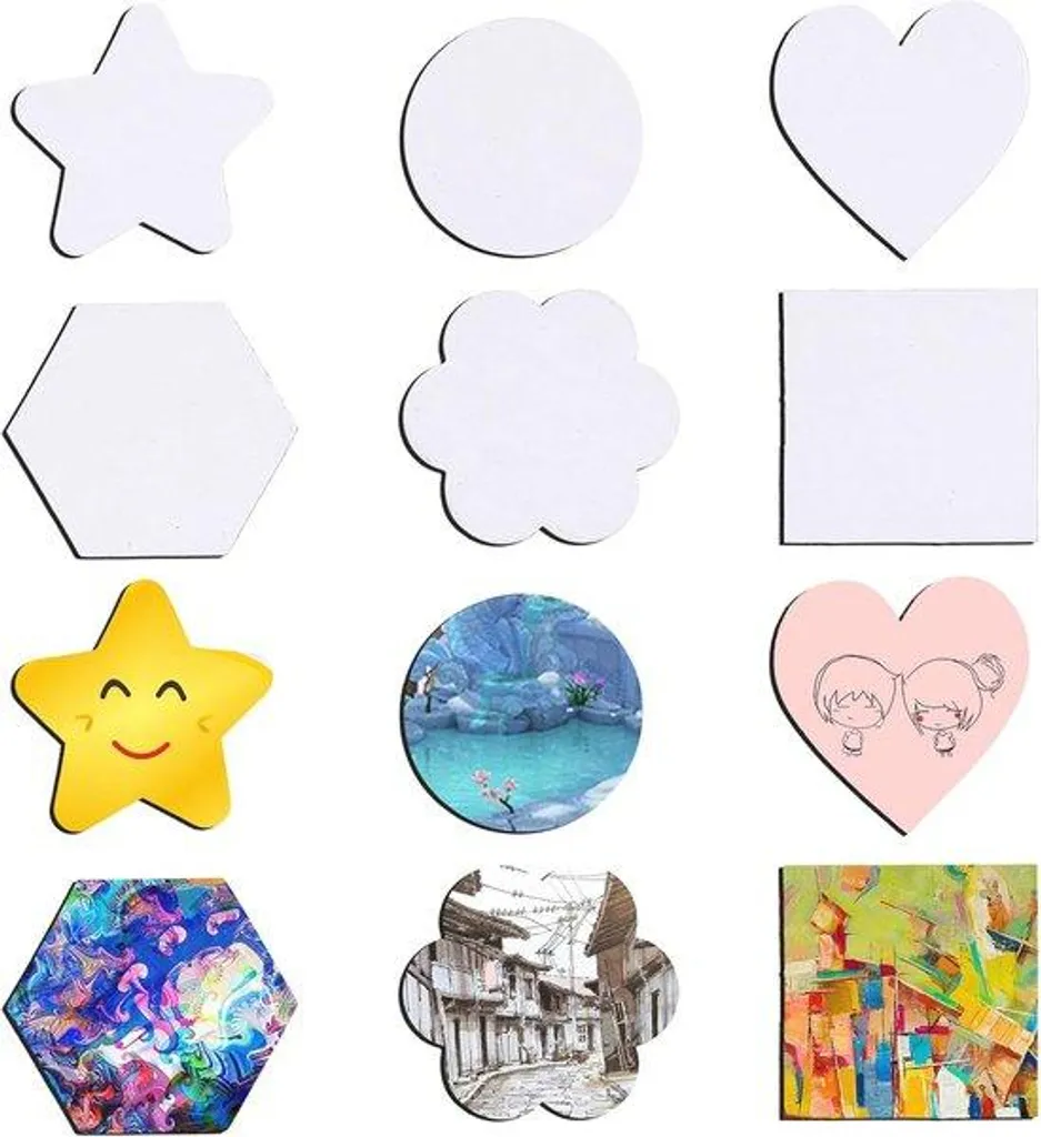 Tableau Magnétique pour Apprendre les Formes - Kit 12 Pièces Enfants