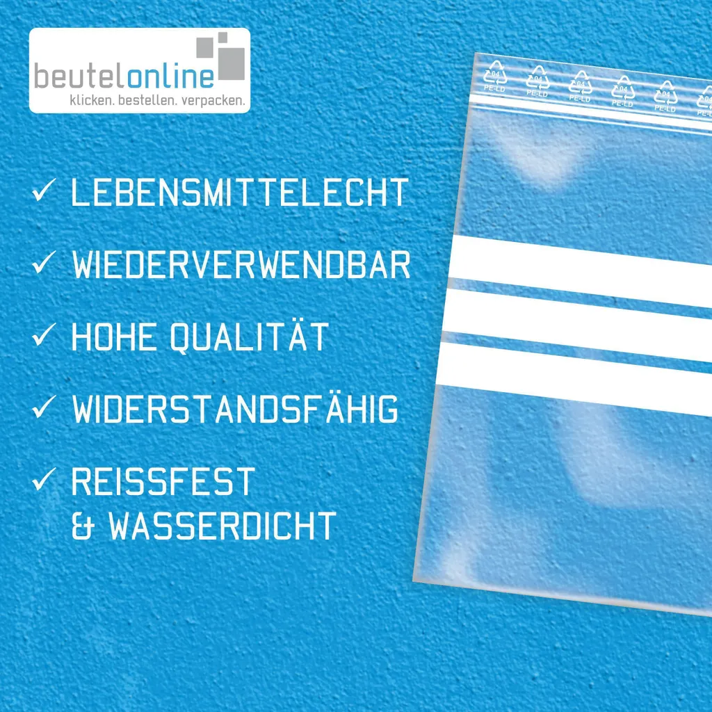Kompostierbare Druckverschlussbeutel | Model GmbH Kompostierbare Druckverschlussbeutel | Model GmbH