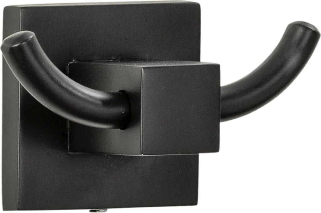 FACKELMANN Doppelhaken NEW YORK / hochwertiger Wandhaken fürs Bad / Maße (B x H x T): ca. 8,5 x 5 x 5 cm / Handtuchhaken fürs Badezimmer & WC / ...