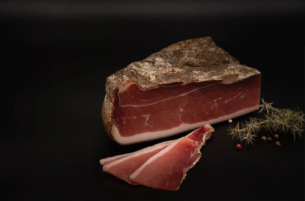Speck 6-7 Monate gereift 1/4 vac. ca. 1,2 kg. - Speck Raich