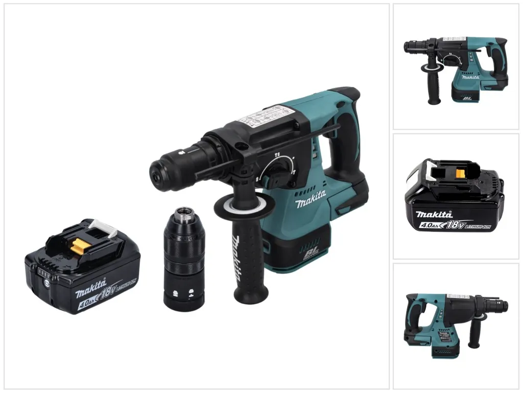 Makita DHR243M1 Perforateur burineur sans fil 18V SDS-Plus avec batterie