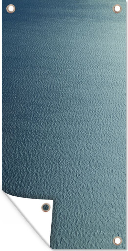 MuchoWow 40x80 cm Outdoor-Poster Gartendeko Sichtschutz Garten Poster für den Garten Meer - Blau - Wellen