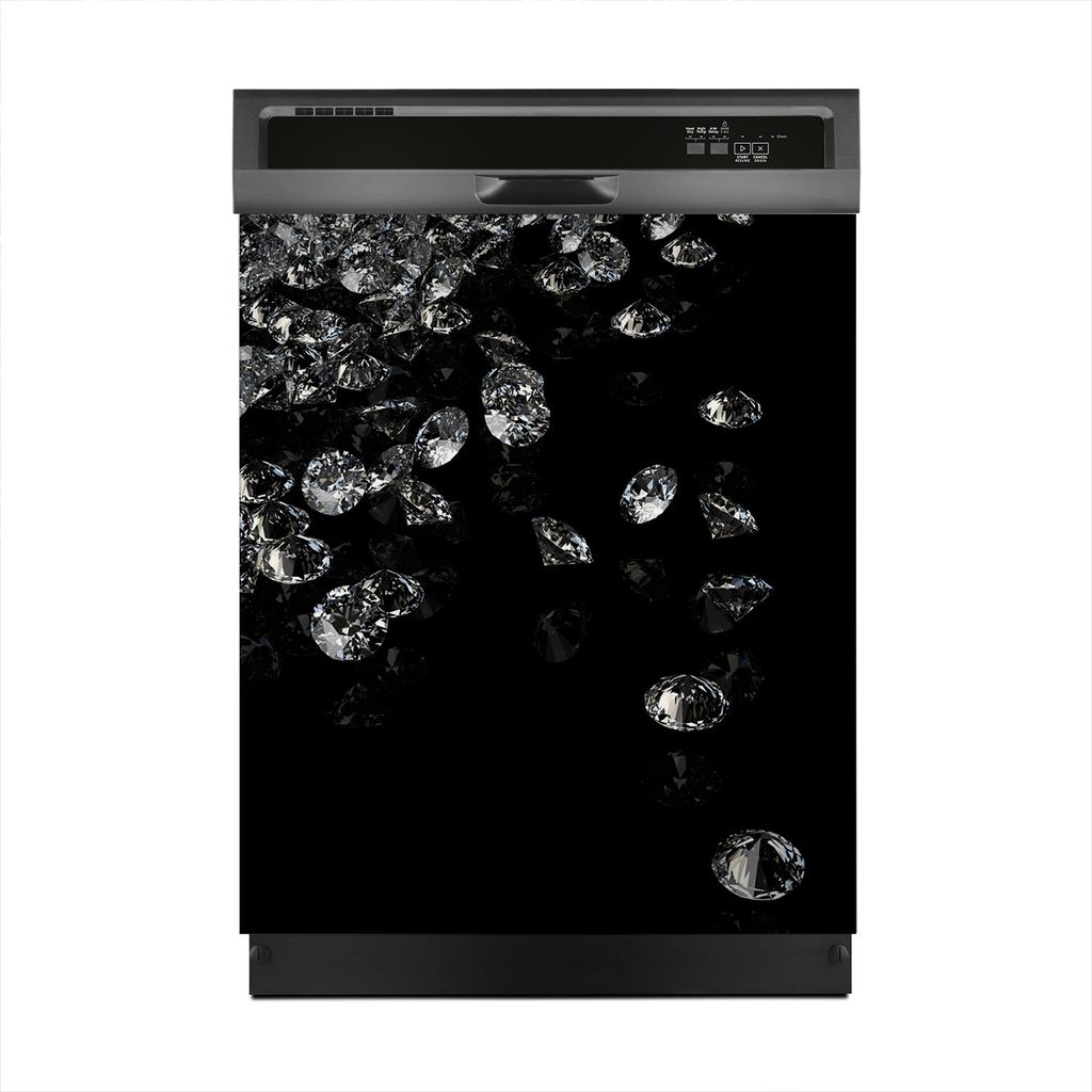 Magnete Dekorative 60x70 cm Küche Magnetmatte Spülmaschine - Diamanten Edelsteine