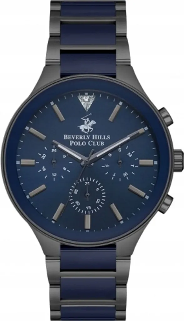 Montre analogique Beverly Hills BP3594X.070 bleue pour homme élégant