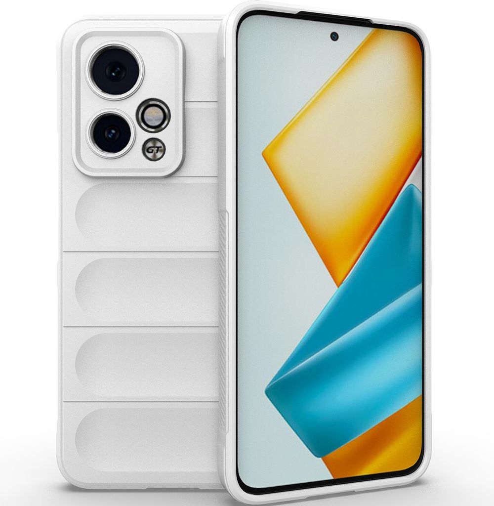 Handyhülle für Honor 90 GT Weich TPU Silikon Stossfest Anti-rutsch Hülle Weiß
