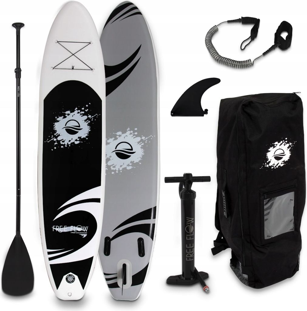 Brett Sup 320Cm Serenelife - Zubehörsatz, 3 Flossen, Leicht Und Stabil