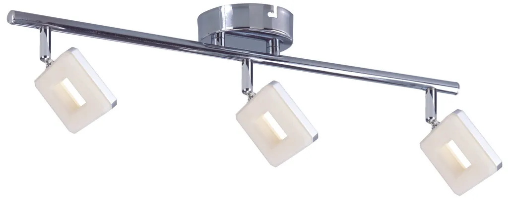 Lot de 3 spots LED CYNTHIA 5W chromés - Blanc chaud 3000K orientables
