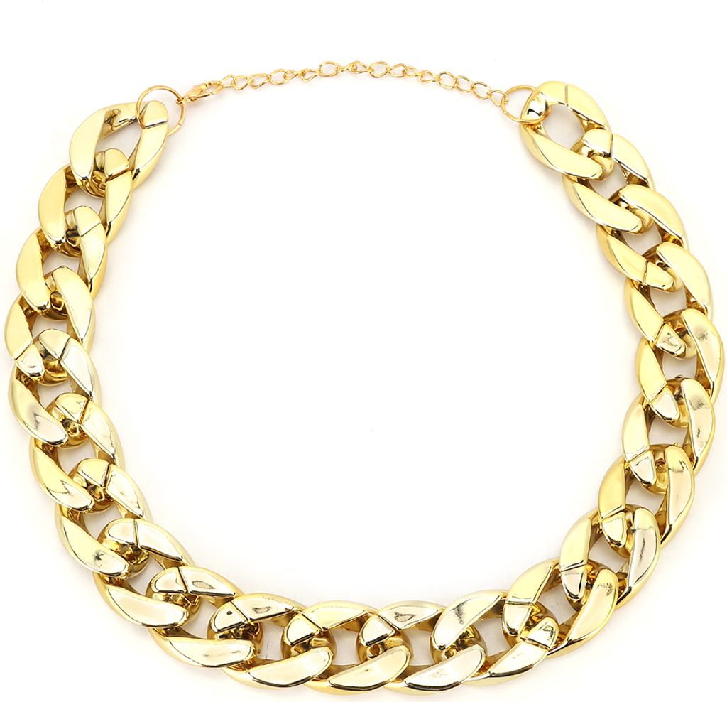 Hundehalsband gold, Schmuck-Accessoire für kleine/mittlere Hunde wie Franz. Bulldogge & Teddy
