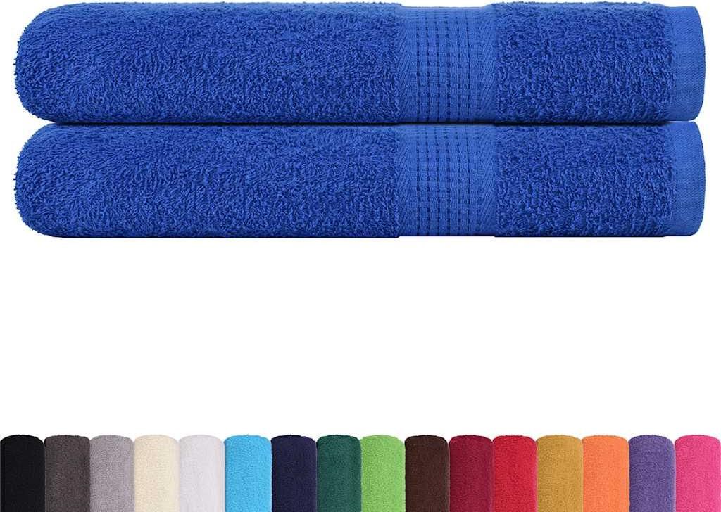 vidaXL Saunatücher FROGN 2 Stk. Blau 80x200 cm 360 g/m²