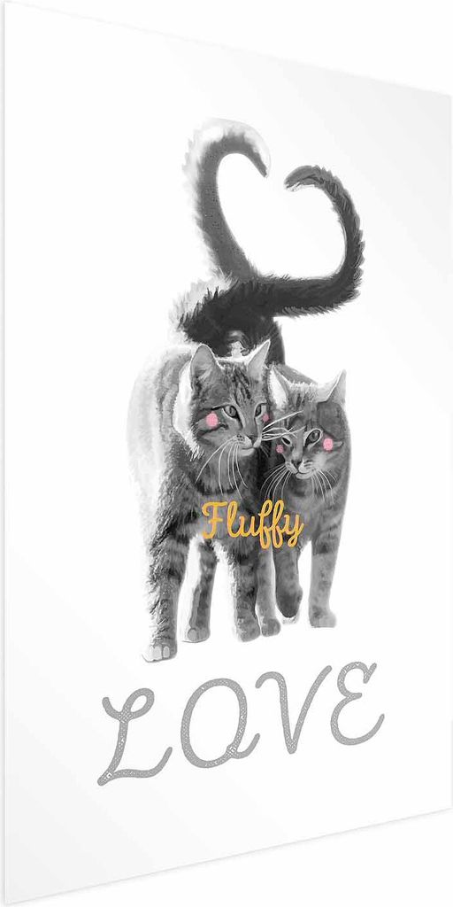 Posterpapier Poster - Fluffy Love 40x60 cm Tiere g-C-0227-ao-a