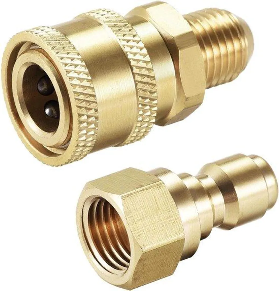 Coupleur rapide M14x1,5 en laiton pour tuyau arrosage et nettoyeur auto