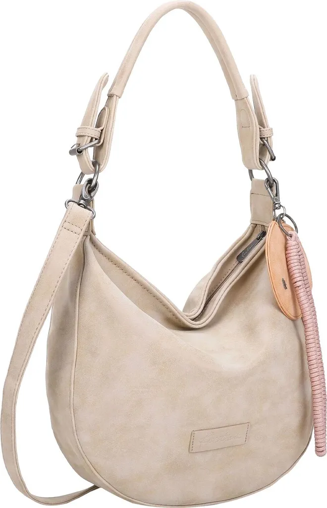Borsa a Tracolla Fritzi Hobo Vintage Sand - Shopper Vegana Beige - 2