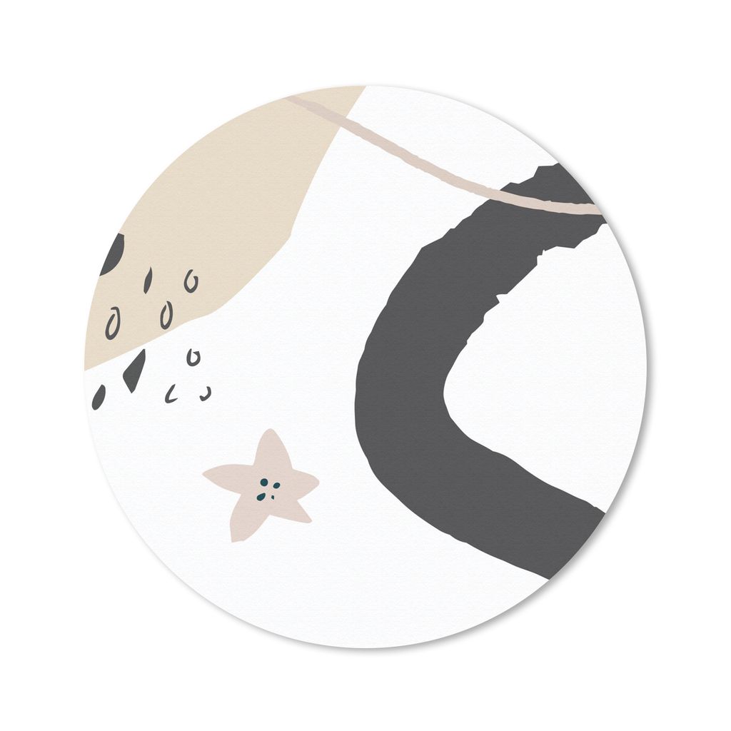 MuchoWow® Mauspad Mousepad Sommer - Abstrakt - Stern 40x40 Produktbild 
