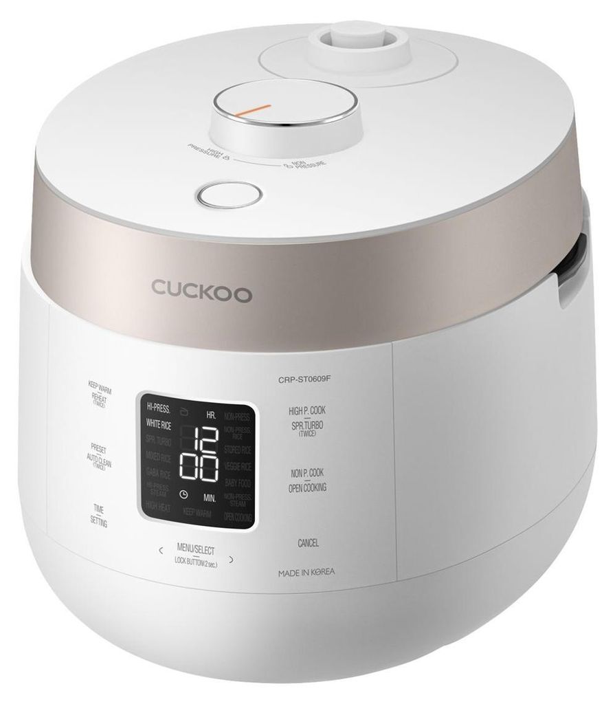 Cuckoo CRP-ST0609F, Champagne, Bílá, 1,08 l, LCD, Knoflíky, Obrázek produktu 