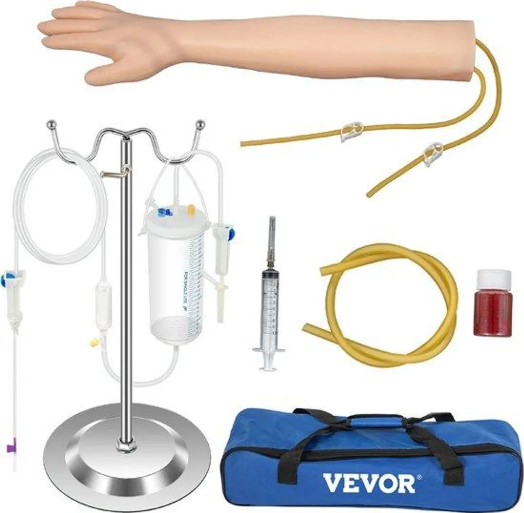 Bras d'entraînement aux injections en latex haute qualité avec perfusion
