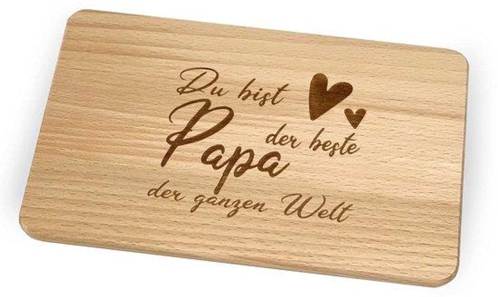Frühstücksbrett für Papa, Geschenk für Vatertag