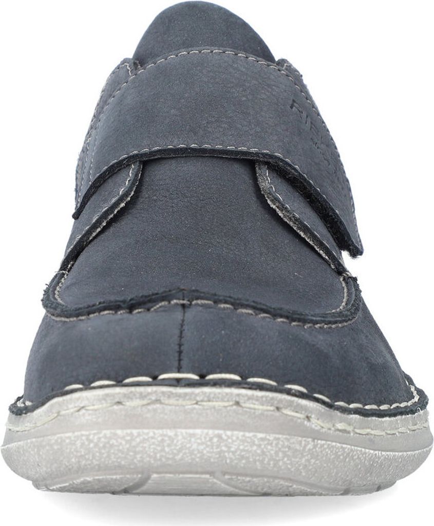 Rieker Slipper - Blau Veloursleder Größe: 41 Normal Produktbild 33