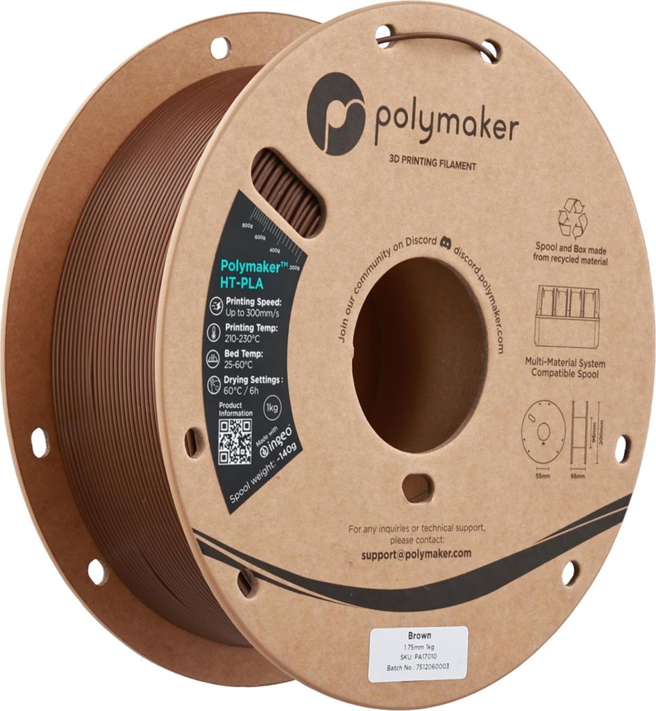 Polymaker HT-PLA Brown 1.75 mm 1KG