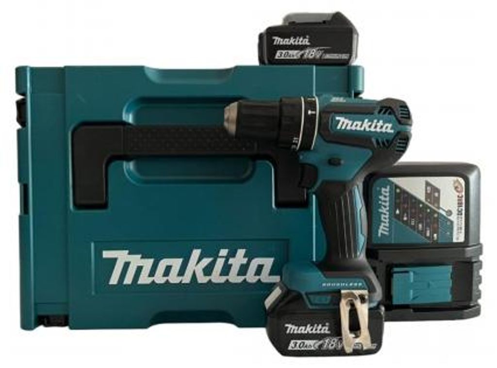 Makita DHP485RFJ, Handbohrmaschine, Ohne Schlüssel, Produktbild 