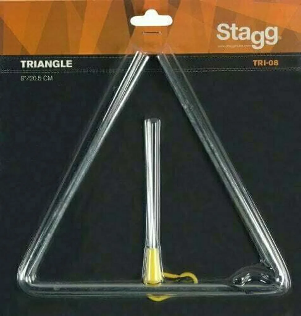 Stagg TRI-8 Triangle 8 pouces son cristallin et résonance prolongée