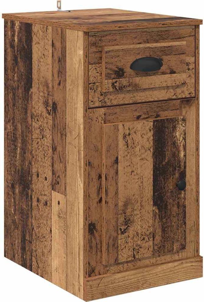 vidaXL Seitenschrank 40 x 50 x 75 cm Holzwerkstoff Altholz Produktbild 