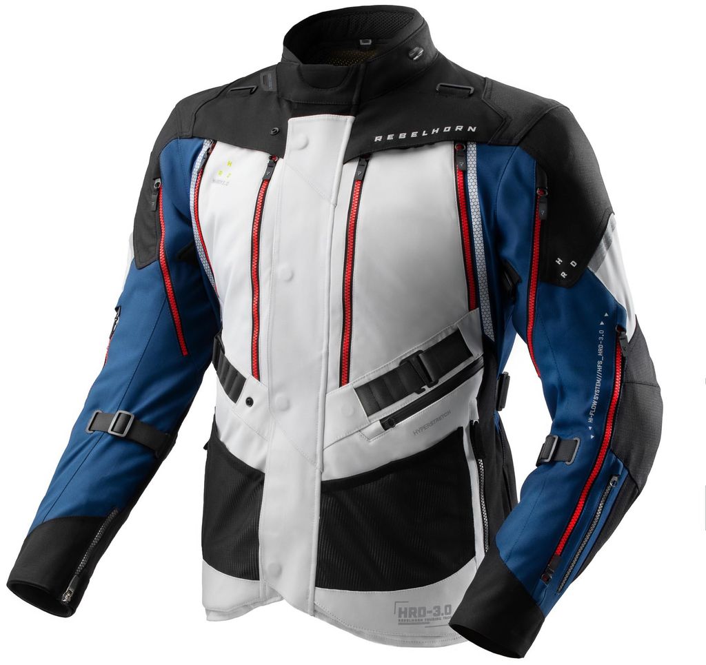 Rebelhorn Hardy 3.0 wasserdichte Motorrad Textiljacke, Produktbild 