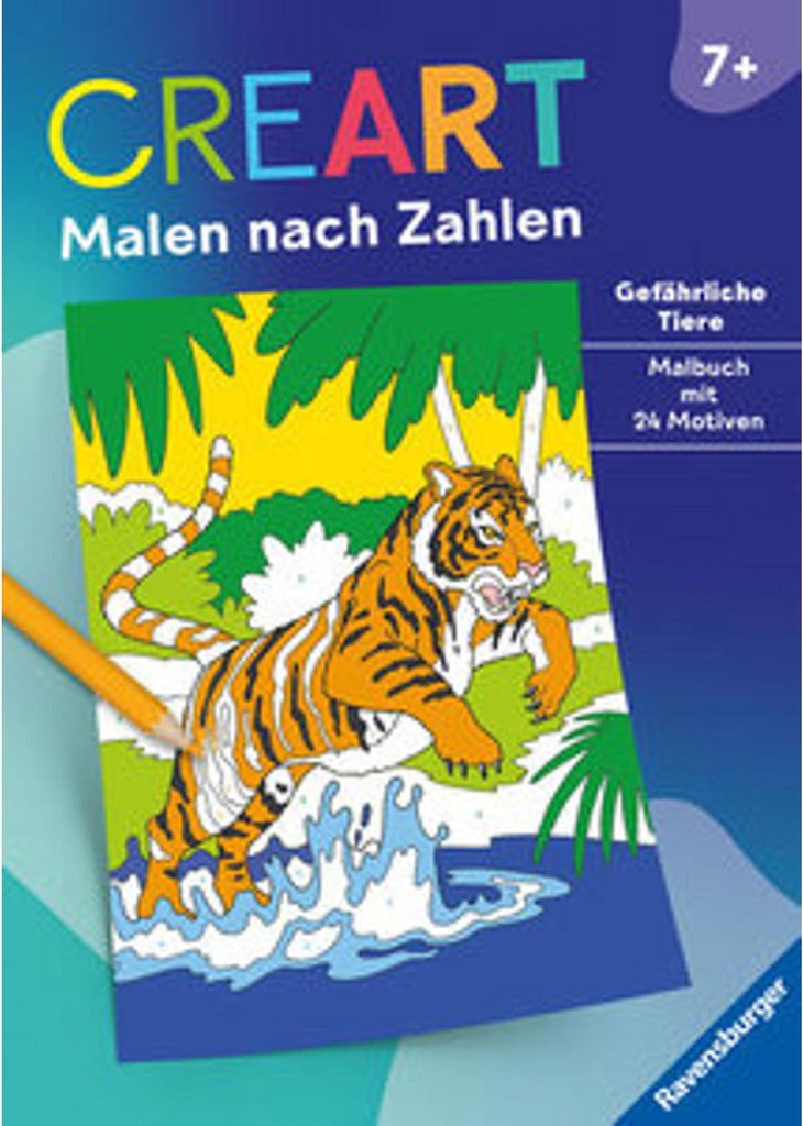 Ravensburger CreArt Malen nach Zahlen ab 7: Gefährliche Produktbild 