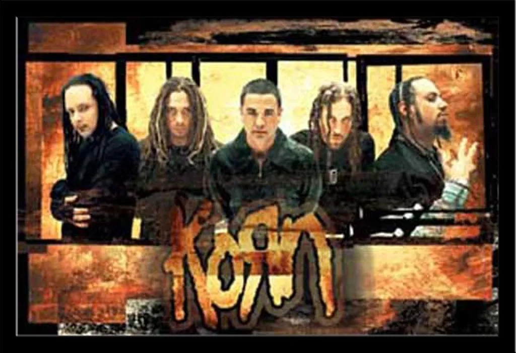 Affiche encadrée Korn Gold Edition avec cadre Shinsuke 61x91,5 cm noir