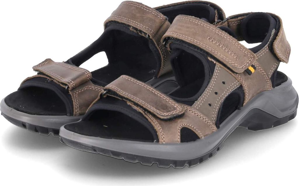 Beliano Herren Sandalen braun Leder Klettverschluss Größe: 40