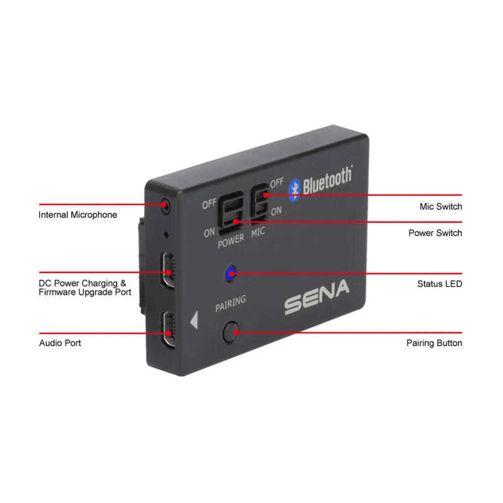 Pack Audio Bluetooth pour GoPro avec Réduction de Bruit et Longue Portée