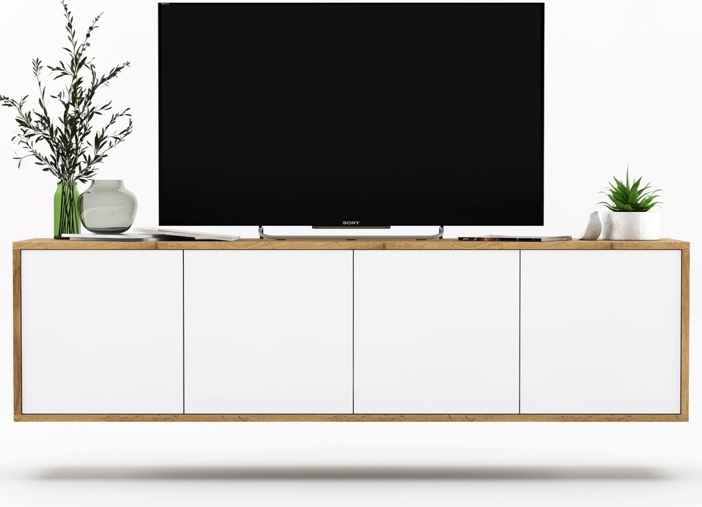 Závěsná TV skříňka Televizní stolek RTV skříňka 150 cm Obrázek produktu 