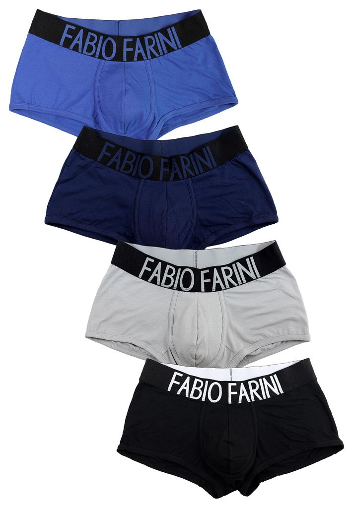 Fabio Farini - 4 Stück Herren Unterhosen - Retroshorts aus Produktbild 