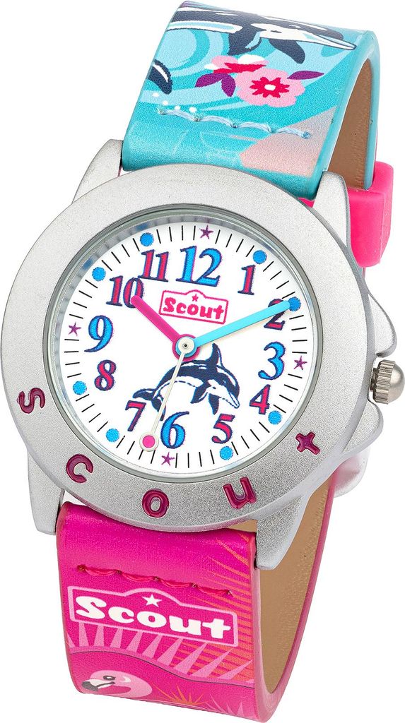 Scout Kinderuhr 20cm pink 164000215