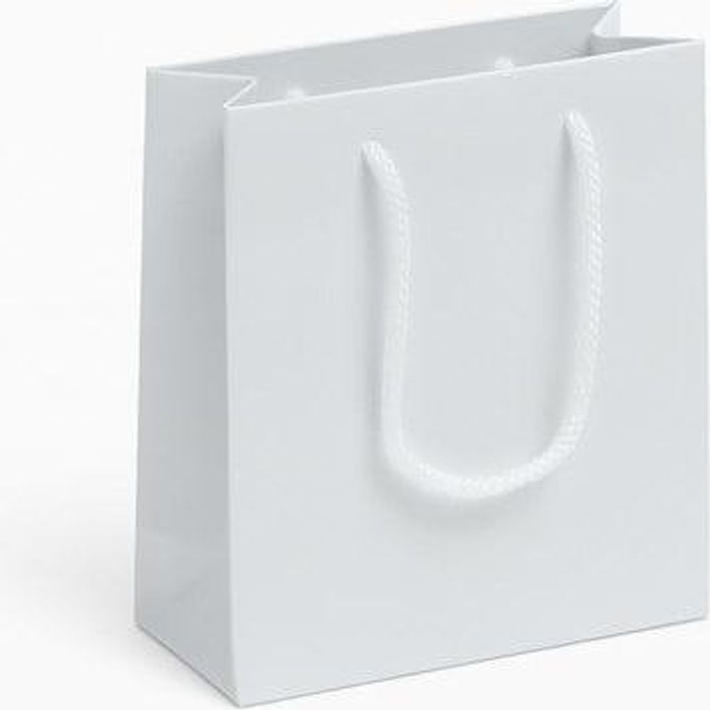 Papiertüte für Geschenke 150x60x150 Weiß
