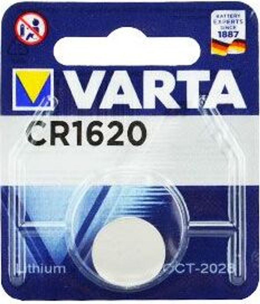 VARTA Knopfzellenbatterie Electronics CR1620 Lithium Produktbild 46