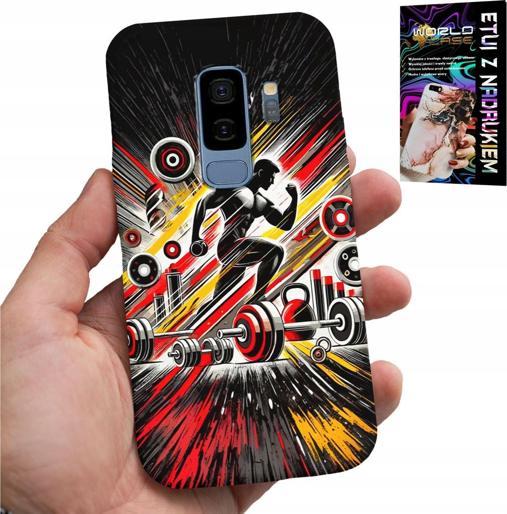 Fall Für Samsung Galaxy S9 Plus - Fitnessstudio Bodybuilding Hanteln Fitness