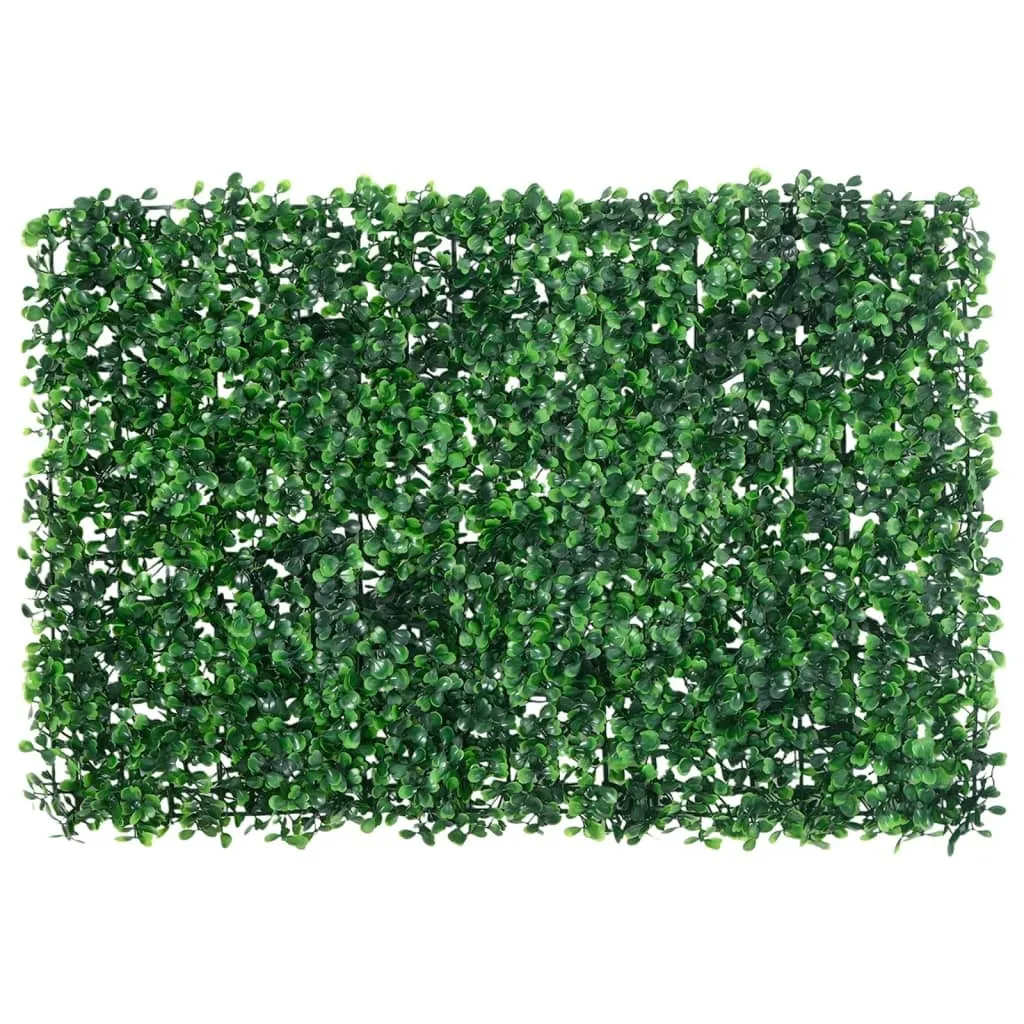 vidaXL Recinzione Artificiale 24 Pezzi Verde 40x60 cm | Fai-da-te Giardino
